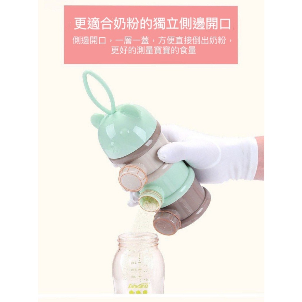 BB-SHOP🌸 奶粉盒 奶粉罐 奶粉分裝盒 奶粉分裝 奶粉儲存盒 密封奶粉罐 奶粉袋 四層奶粉分裝 四層奶粉盒-細節圖5