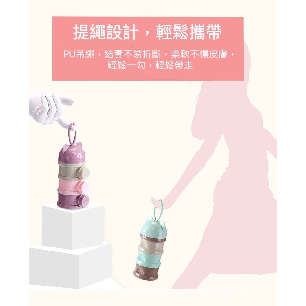 BB-SHOP🌸 奶粉盒 奶粉罐 奶粉分裝盒 奶粉分裝 奶粉儲存盒 密封奶粉罐 奶粉袋 四層奶粉分裝 四層奶粉盒-細節圖7