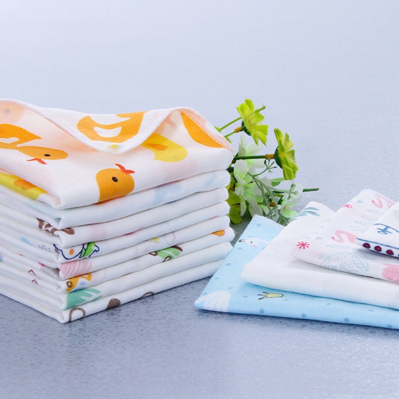 BB-Shop🌸 25*25 雙層高密紗布巾 薄款紗布巾 紗布巾 口水巾 雙層紗布巾 純棉紗布巾-細節圖3