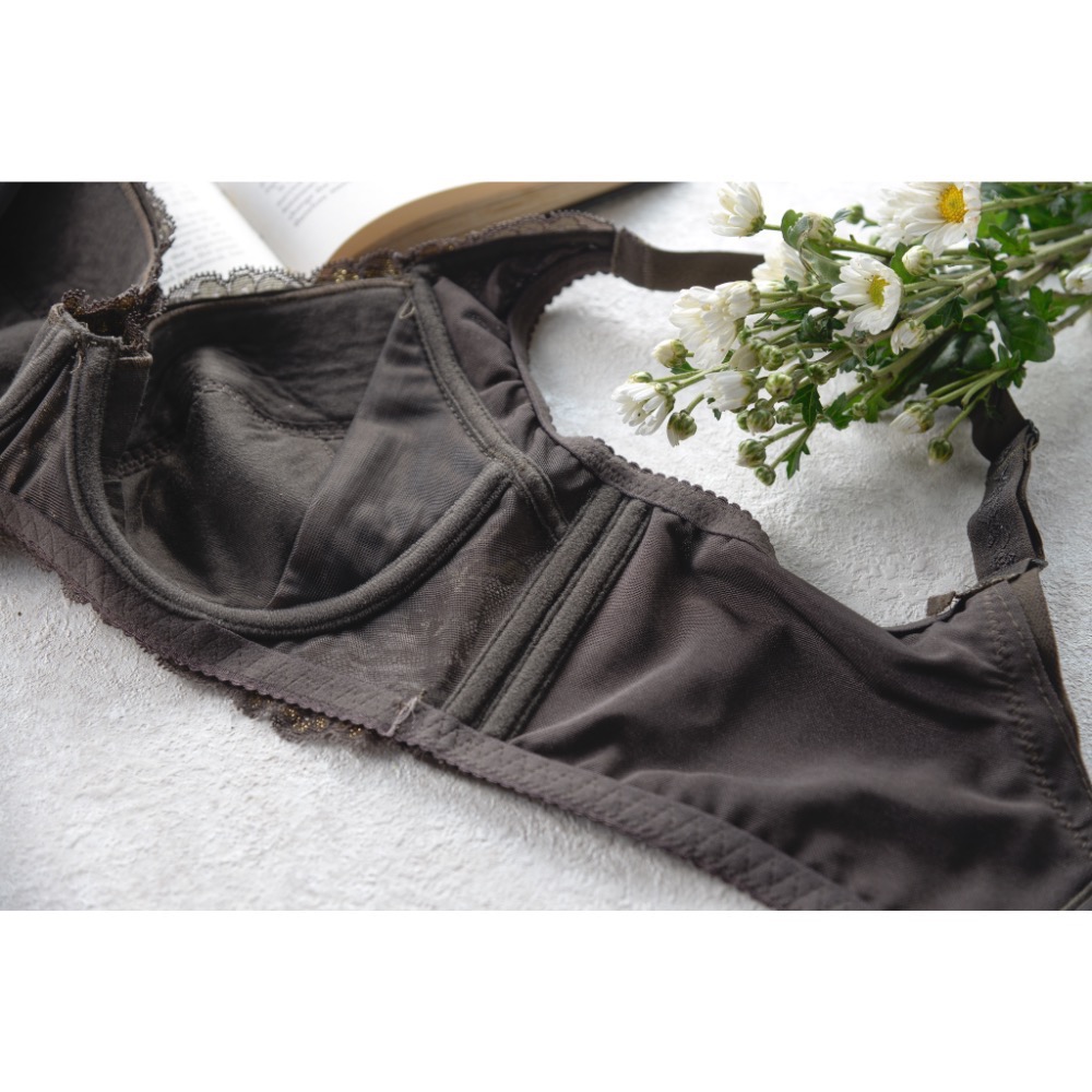 【媚思佳】台灣製綠野森林蕾絲內衣C、D罩-細節圖3