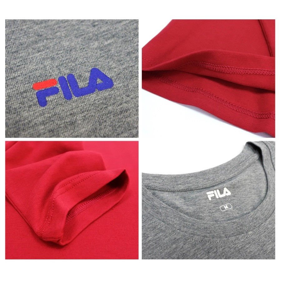 🌟【FILA 斐樂 95%棉 經典素色長袖T恤】舒適親膚 彈性佳 百搭必備！🌟-細節圖2
