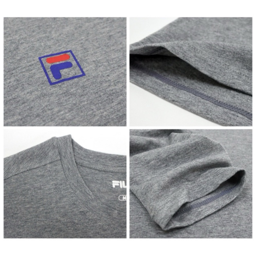 🌟【FILA 斐樂 95%棉 經典素色長袖T恤】舒適親膚 彈性佳 百搭必備！🌟-細節圖3
