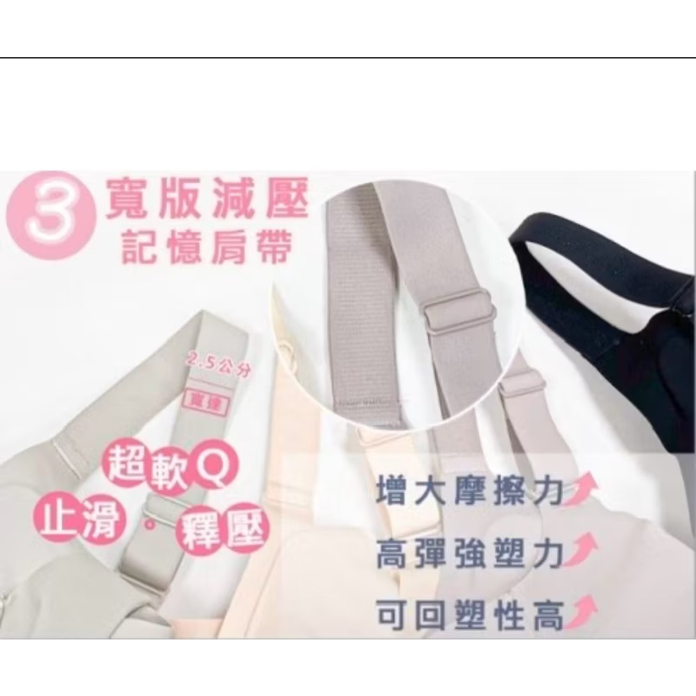 【裸感無痕】14D超細纖維 | 3D隱形側翼 | 寬版減壓 | 零著感舒適運動內衣/機能內衣 | B/C 32-38-細節圖6
