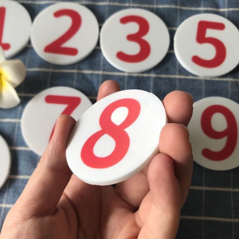 客製化 號碼 印刷 彩色 壓克力 塑膠牌 木板 號碼牌 叫號牌 數字牌 點餐牌 順序牌 取貨牌 抽籤牌 餐車 市集-細節圖5