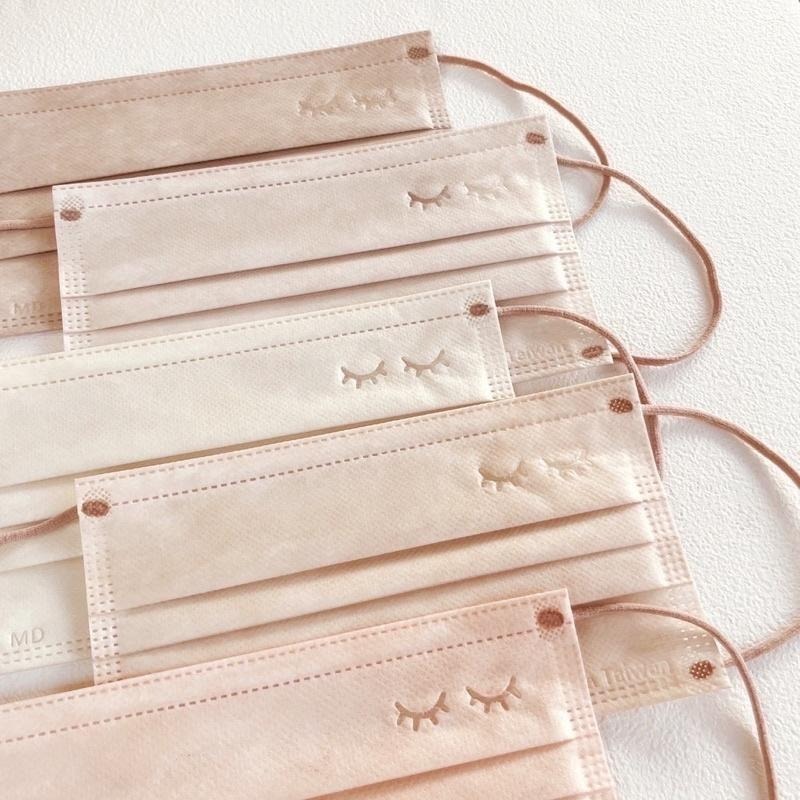 《宇霖生醫》凱馺國際X睫毛 Mask Up 初戀五色 成人平面醫療口罩 30片入-細節圖4