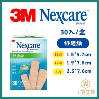 《宇霖生醫》3M Nexcare舒適繃 ok繃 透氣OK繃 護理小幫手-規格圖1