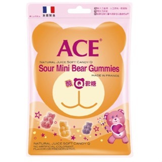 《宇霖生醫》【ACE軟糖】機能Q軟糖 無糖Q/字母Q/水果Q/酸熊Q 牙博士棒棒糖-規格圖1