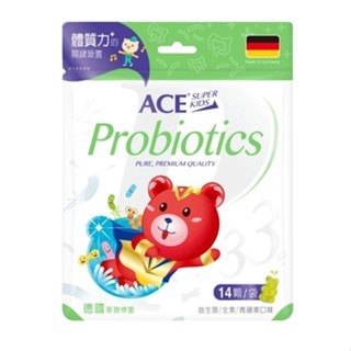 《宇霖生醫》【ACE軟糖】機能Q軟糖 無糖Q/字母Q/水果Q/酸熊Q 牙博士棒棒糖-規格圖1