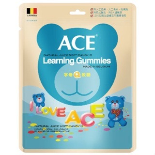 《宇霖生醫》【ACE軟糖】機能Q軟糖 無糖Q/字母Q/水果Q/酸熊Q 牙博士棒棒糖-規格圖1