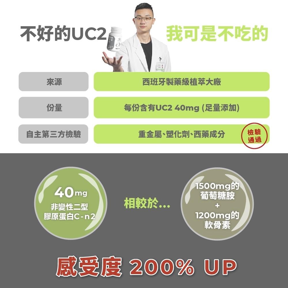 【藥師健生活】關鍵咖好力 30顆/盒 台灣製 關節 UC2 UC-II 葡萄糖胺 軟骨素 薑黃 透明質酸鈉-細節圖6