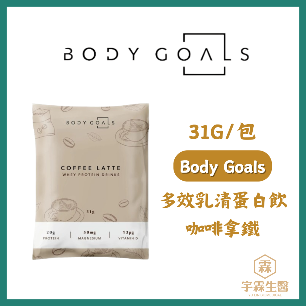 《宇霖生醫》Body Goals 多效乳清蛋白飲 多效豌豆蛋白飲 隨手包 31g/包 高蛋白 代餐 素食蛋白-規格圖11