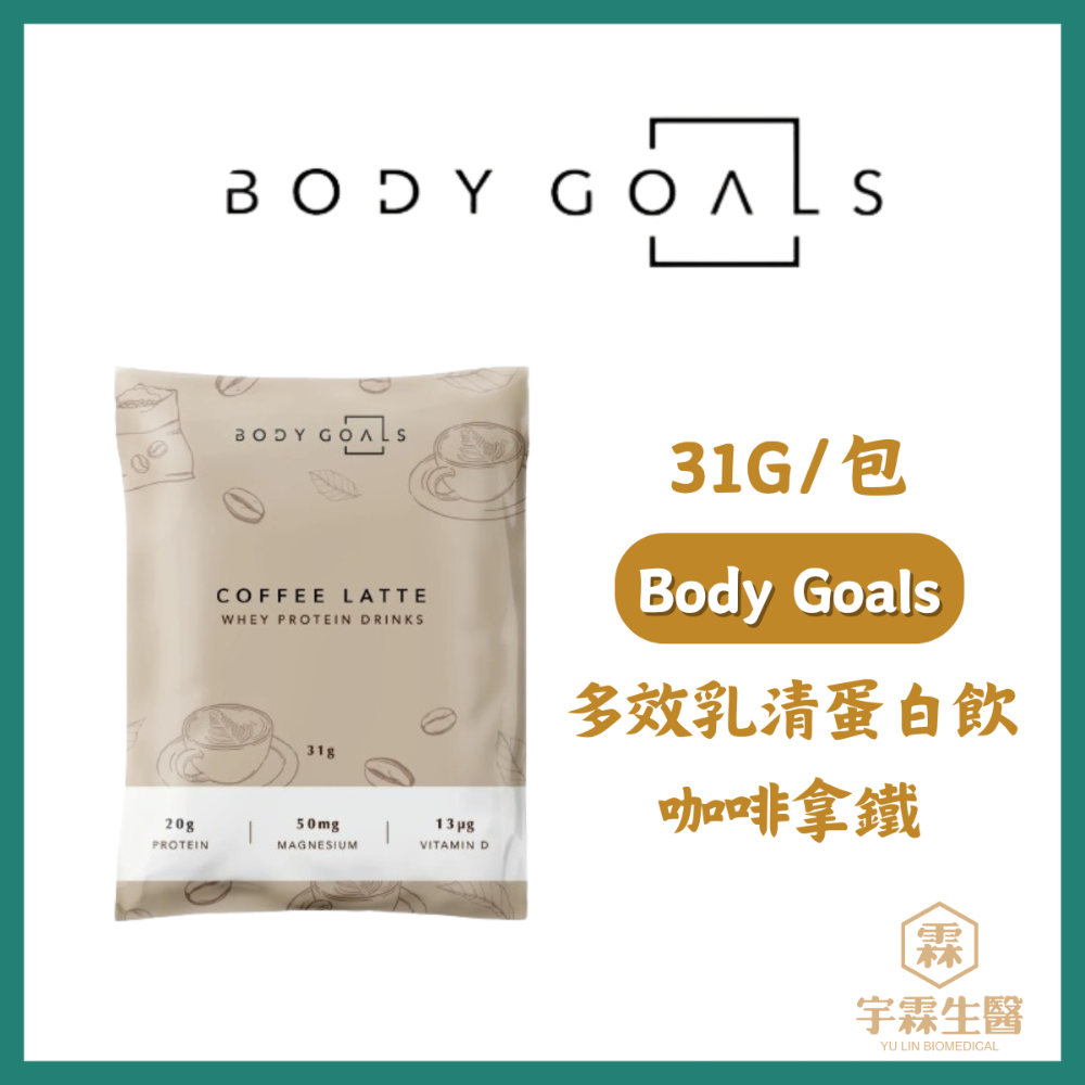 《宇霖生醫》Body Goals 多效乳清蛋白飲 多效豌豆蛋白飲 隨手包 31g/包 高蛋白 代餐 素食蛋白-規格圖12