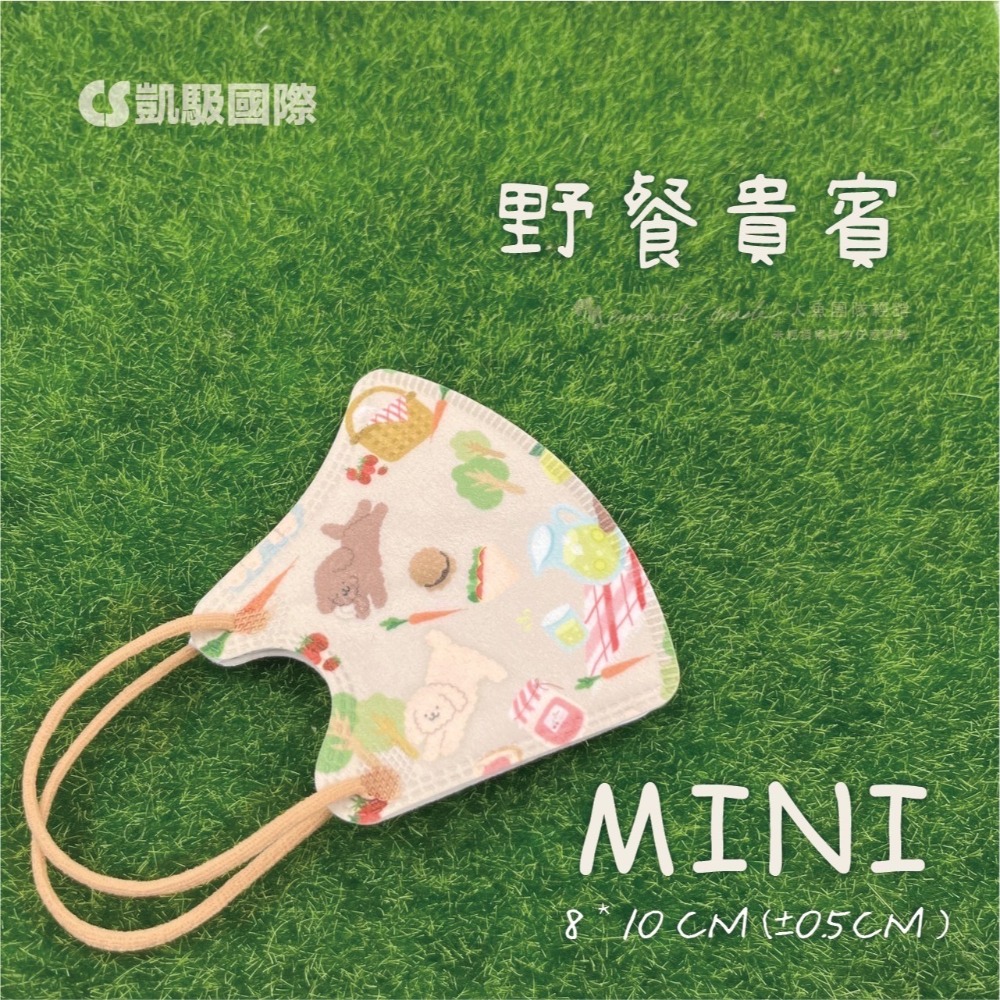 凱馺國際 mini幼童3D立體醫療口罩10片入袋裝-規格圖12