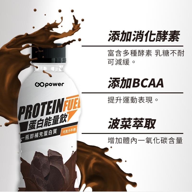 《宇霖生醫》果果能量 Whey Protein 蛋白能量飲 巧克力風味 350ml/瓶 開罐即飲-細節圖3