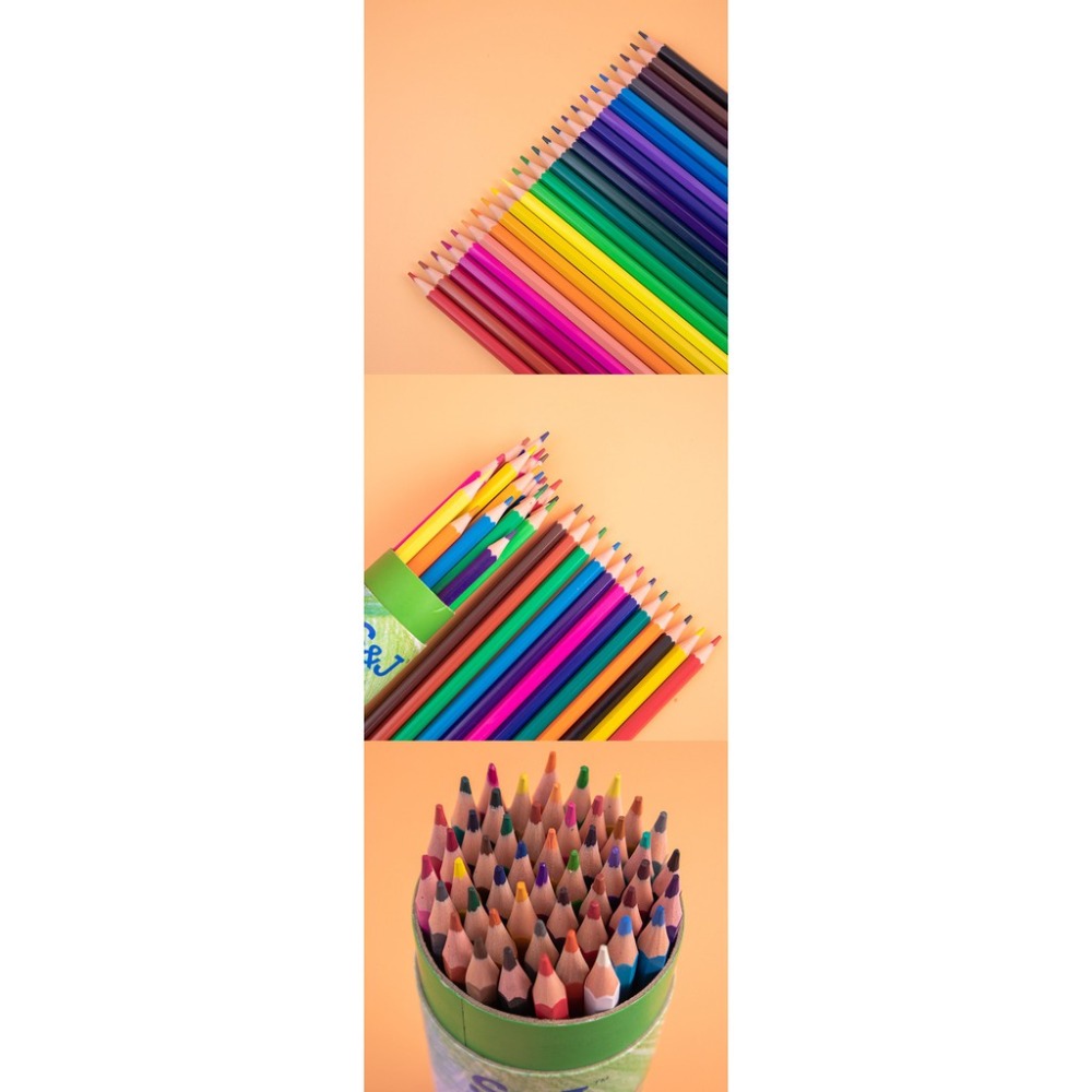 台灣現貨🔖24色 48色桶裝 彩色鉛筆套組 文具筆 塗鴉筆 彩色筆 繪畫筆 色鉛筆 繪圖筆 記號筆 標記筆 重點筆-細節圖3