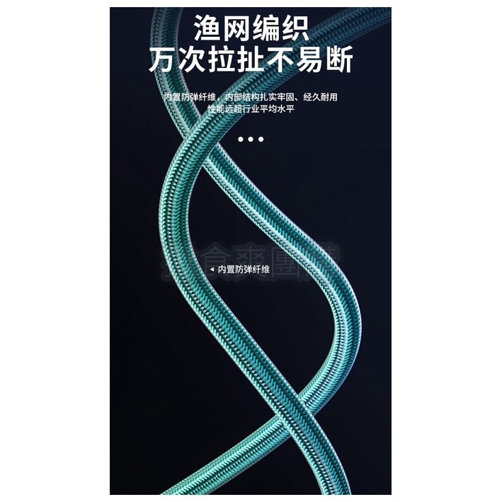 台灣現貨🔖6A 極速閃充 充電線 快充線 充電線 閃充線 安卓 蘋果 TypeC 三合一充電線 一拖三 Micro-細節圖7