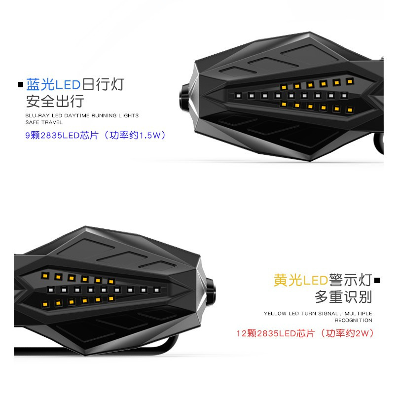 SPIRIT BEAST靈獸 LED日行燈方向燈護弓 靈獸LED帶燈護手L1 帶燈護弓 護弓 護手-細節圖5