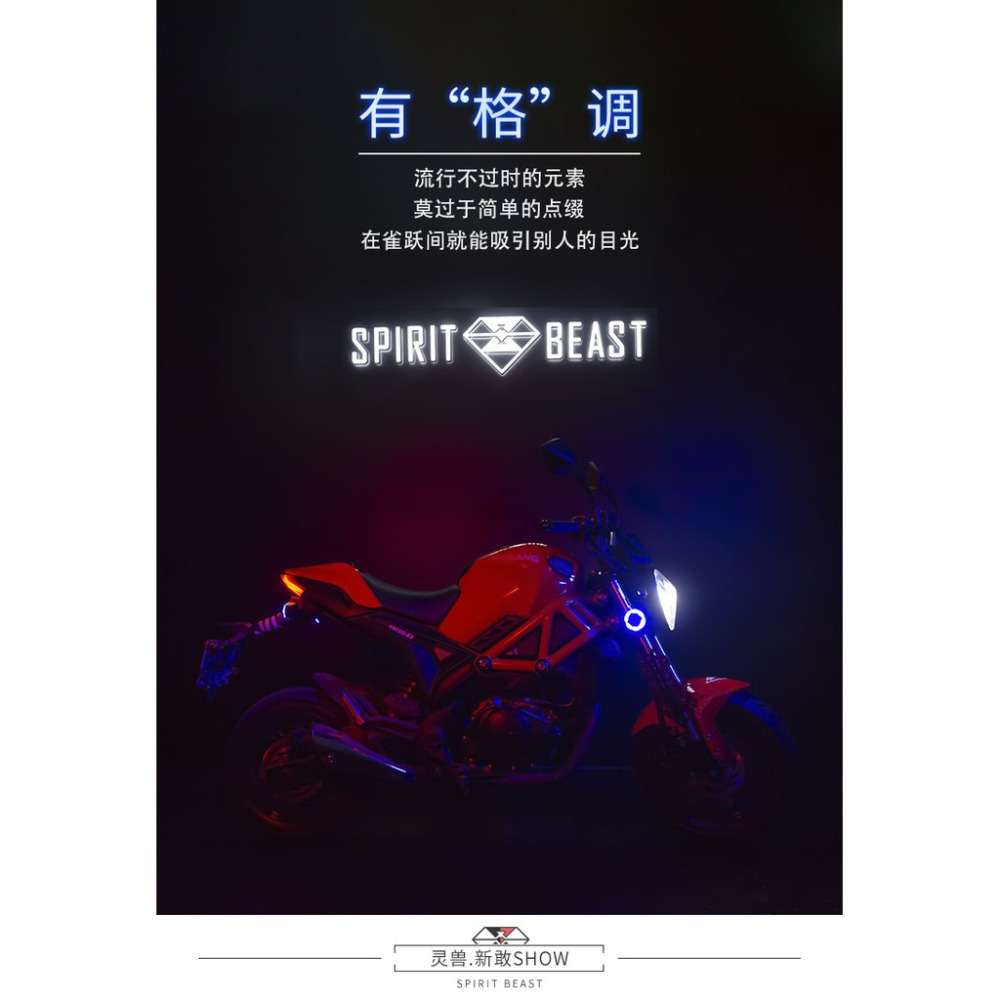 SPIRIT BEAST 靈獸 裝飾燈L4 雙色裝飾LED燈 反光片 LED反光片 LED方向燈 定位燈 日行燈 8月-細節圖4
