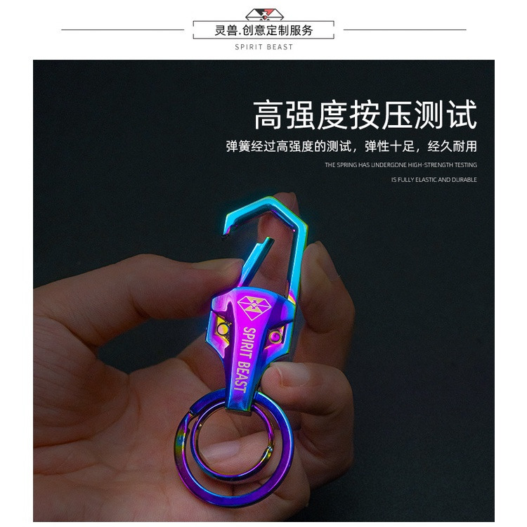 靈獸 鑰匙圈 金屬鑰匙圈 gogoro 情人節禮物 造型鑰匙圈 鑰匙扣-細節圖3