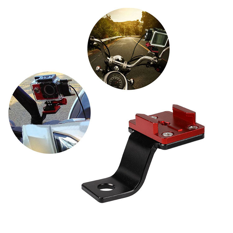 台灣現貨 GOPRO 機車後視鏡支架 機車後照鏡支架 運動相機支架 機車錄影支架 運動相機配件-細節圖3