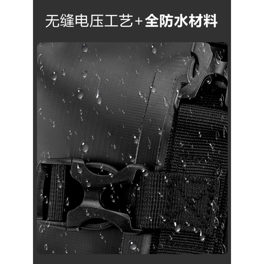 台灣現貨 摩多狼同款 碳纖紋路摩托車多功能 側掛防水包 護缸包 防水袋 大容量 置物包 機車包 環島包 防水包-細節圖2