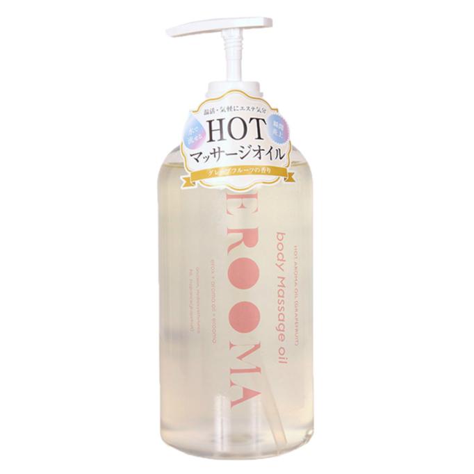 日本 EROOMA 熱感 無香料 按摩油 1000ml-細節圖2