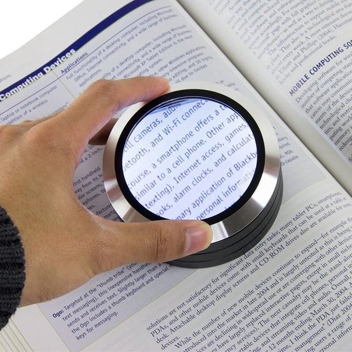 Satechi ReadMate LED Desktop Magnifier 手持式閱讀放大鏡 老人 長青族 銀髮看報紙-細節圖3