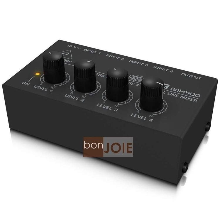 美規二頭插頭 Behringer MICROMIX MX400 迷你混音器 耳朵牌 口袋型四軌混音器 單聲道輸出-細節圖4