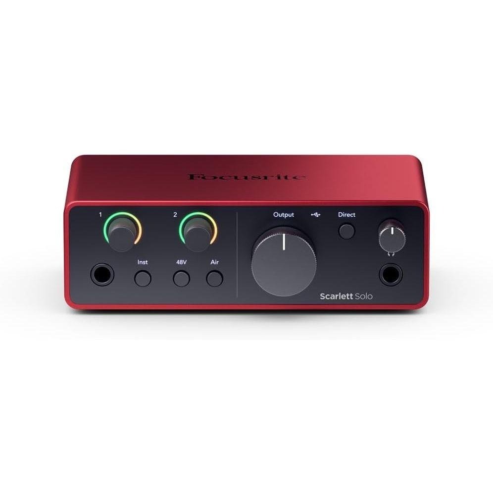 第四代 Focusrite Scarlett Solo ( 4th Gen ) USB 錄音介面 錄音盒-細節圖3