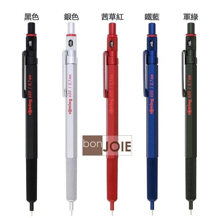 日本製 德國 紅環 rOtring 600 製圖鉛筆 0.7mm 自動鉛筆 製圖筆 工程筆 洛登 600型 0.7 mm-細節圖5