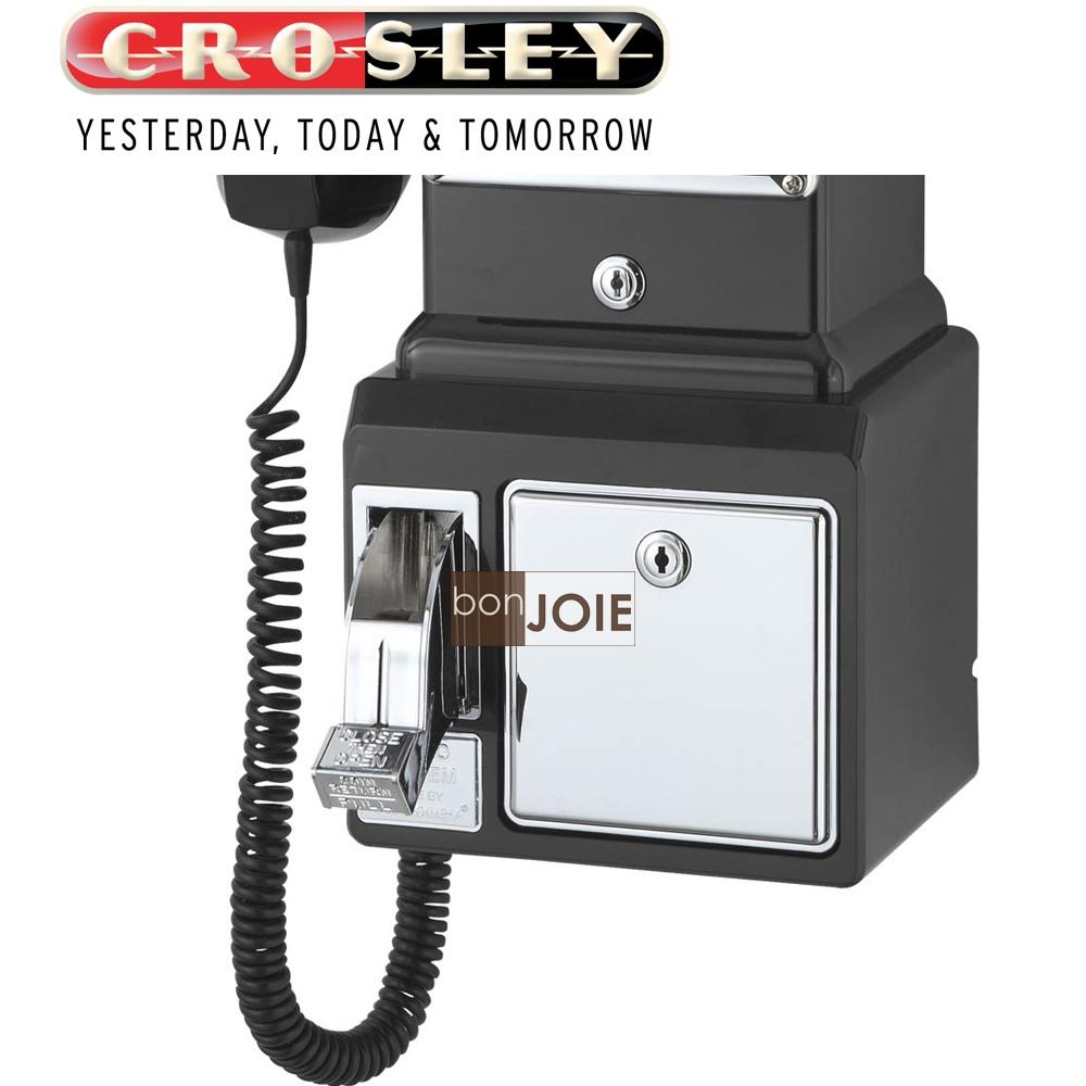 Crosley 經典懷舊投幣式復古電話機      (黑色) 復古電話 經典電話 懷舊電話 復古風格 壁掛電話-細節圖4