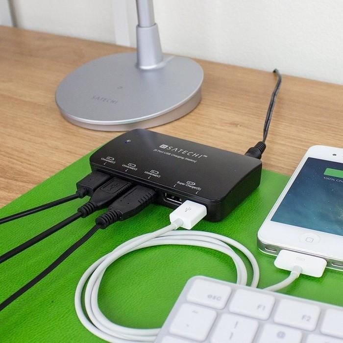 Satechi 5-Port USB Charger 黑色款 五孔充電插座 充電器-細節圖3