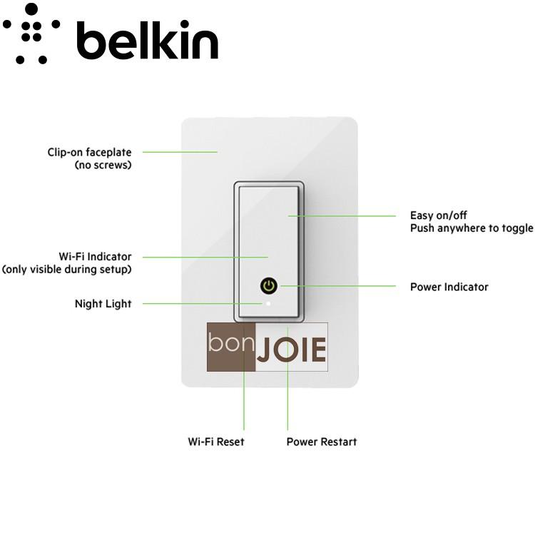 美國貝爾金 Belkin WeMo Light Switch 開關-細節圖4