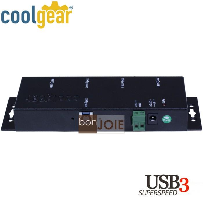 CoolGear 4 Port USB 3.0 Hub Metal Case 金屬外殼四孔集線器 USBG-3X4M-細節圖2