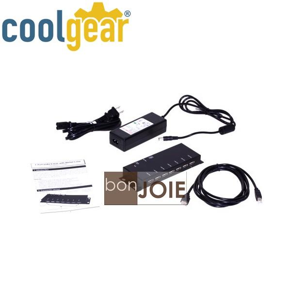 CoolGear Metal 7Port USB 2.0 Powered Slim Hub 集線器 USBG-7U2ML-細節圖3