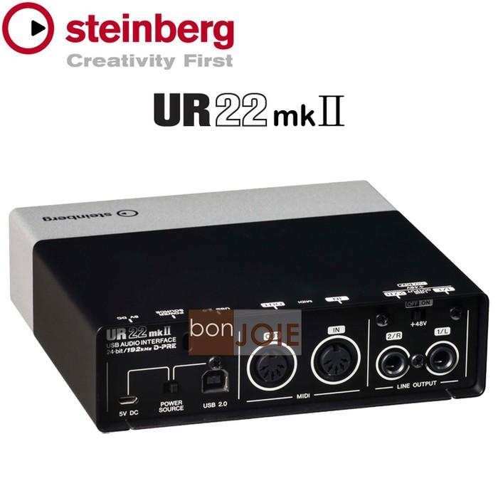 升級版 Steinberg UR22 MKII USB 錄音介面 MK2 MIDI 錄音盒-細節圖5