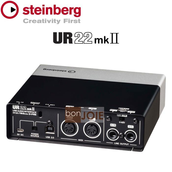 升級版 Steinberg UR22 MKII USB 錄音介面 MK2 MIDI 錄音盒-細節圖6