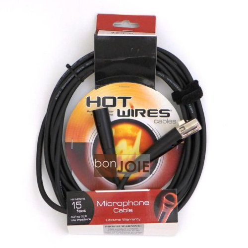 Hot Wires Microphone Cable ( XLR to XLR ) 麥克風線 15 ft (4.57公尺