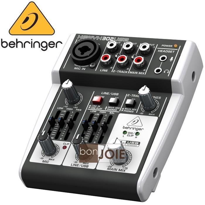 歐規插頭、國際電壓 Behringer XENYX 302USB 混音器 德國耳朵牌 302 USB 介面-細節圖5
