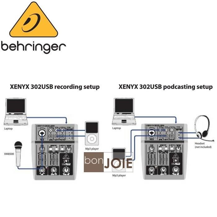 歐規插頭、國際電壓 Behringer XENYX 302USB 混音器 德國耳朵牌 302 USB 介面-細節圖7