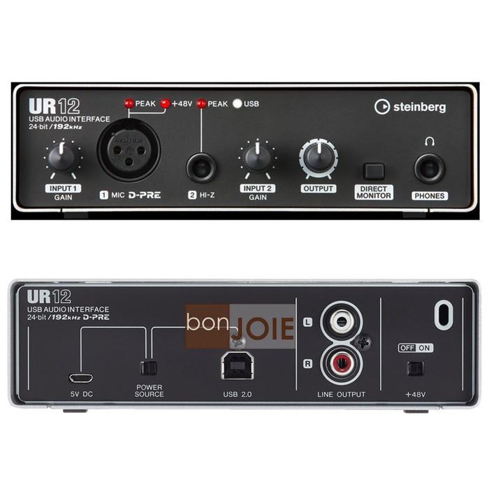 Steinberg UR12 USB 錄音介面 2X2 USB 2.0 錄音盒 錄音卡-細節圖3