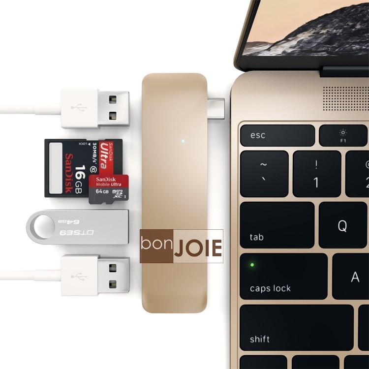 Satechi Type-C USB 3.0 (3孔USB + Micro SD) 集線器 轉接器-細節圖5