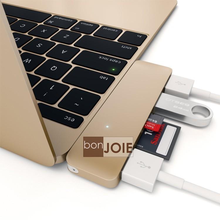 Satechi Type-C USB 3.0 (3孔USB + Micro SD) 集線器 轉接器-細節圖6