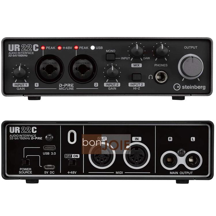 新款 Steinberg UR22C 2IN/2OUT USB 3.0 Type C 錄音介面 UR-22C-細節圖5