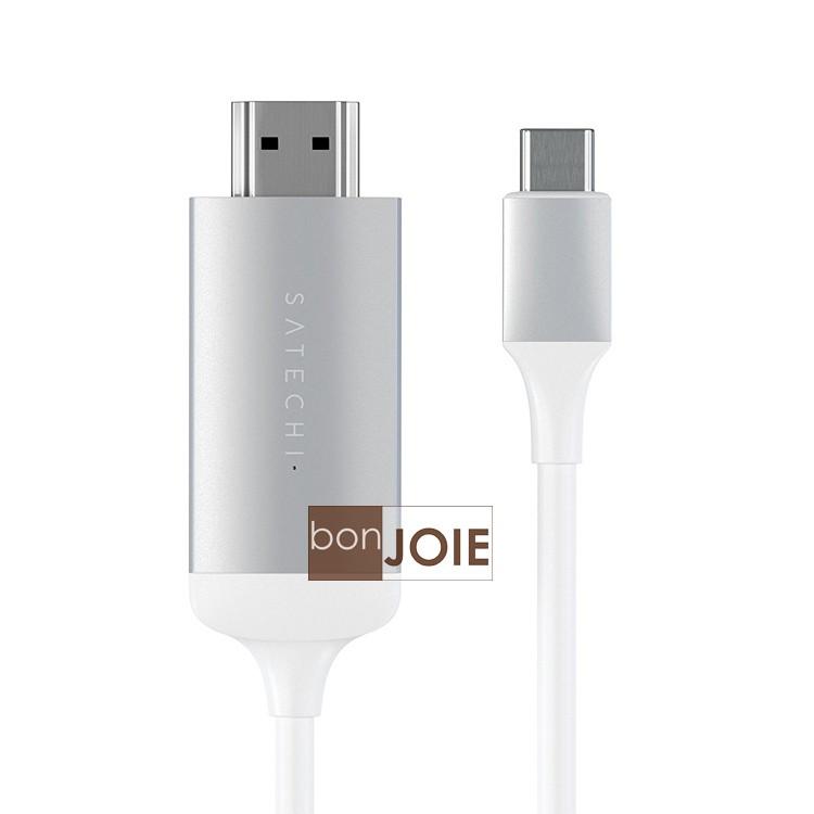 Satechi Aluminum Type-C to HDMI Cable 4K 60Hz 影音 傳輸線 182 公分-細節圖3