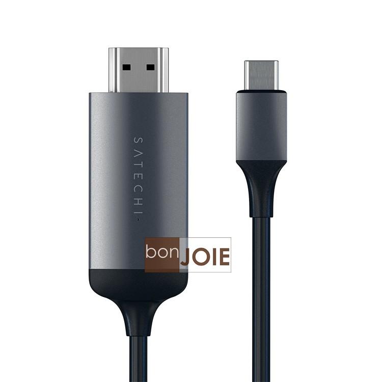 Satechi Aluminum Type-C to HDMI Cable 4K 60Hz 影音 傳輸線 182 公分-細節圖7