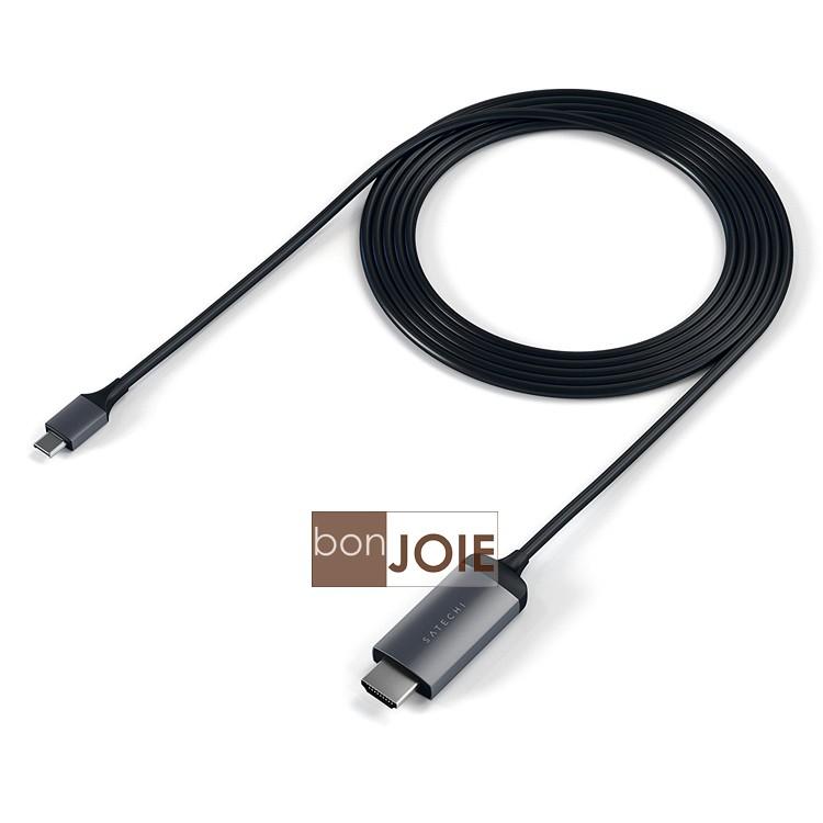 Satechi Aluminum Type-C to HDMI Cable 4K 60Hz 影音 傳輸線 182 公分-細節圖9