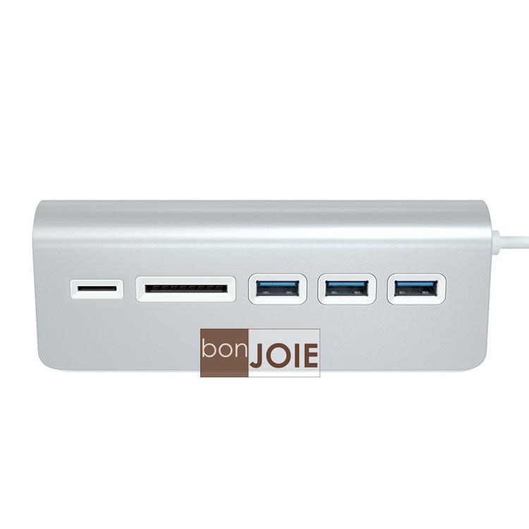 Satechi Aluminum USB 3.0 Hub & Card Reader 鋁合金材質 集線器 含讀卡器-細節圖3
