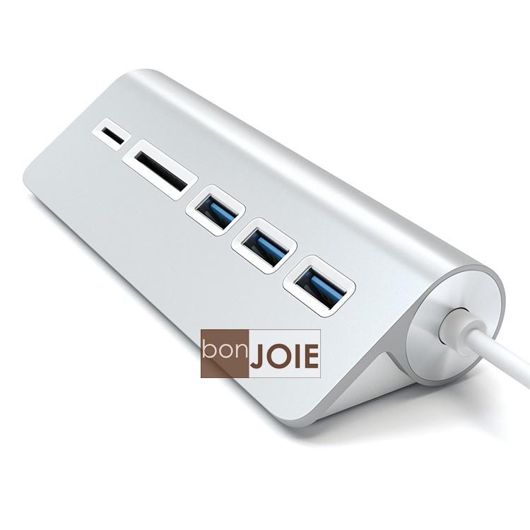 Satechi Aluminum USB 3.0 Hub & Card Reader 鋁合金材質 集線器 含讀卡器-細節圖4
