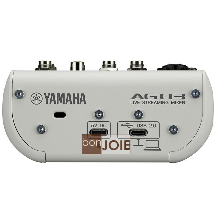 Yamaha AG03MK2 Mixer 3軌 USB 混音器 山葉 錄音介面 調音台 錄音盒 混音機 AG03 MK2-細節圖6
